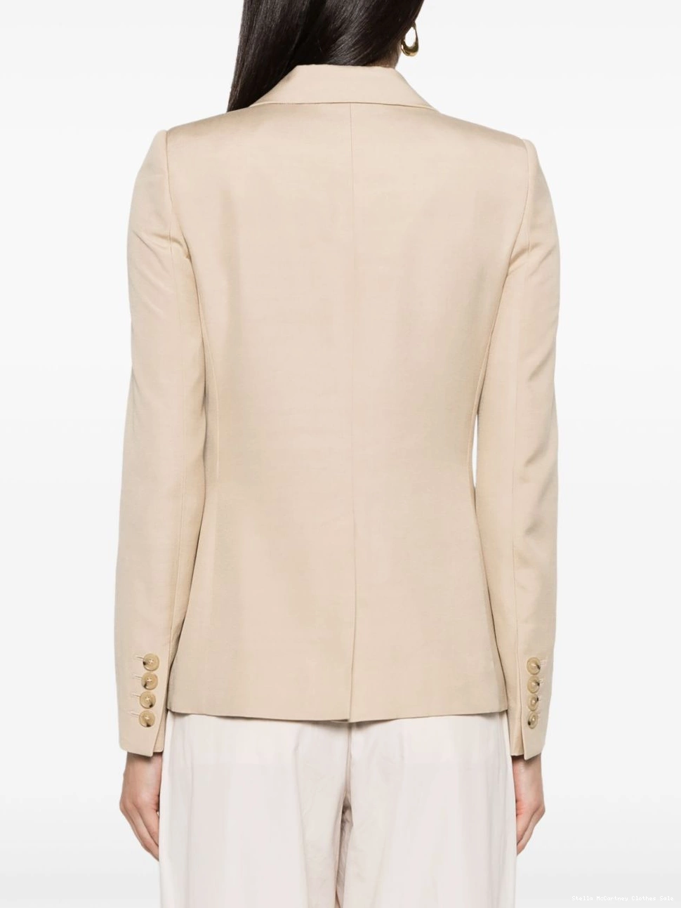 Cheap blazer Women McCartney Stella Iconic notched-lapels 0716